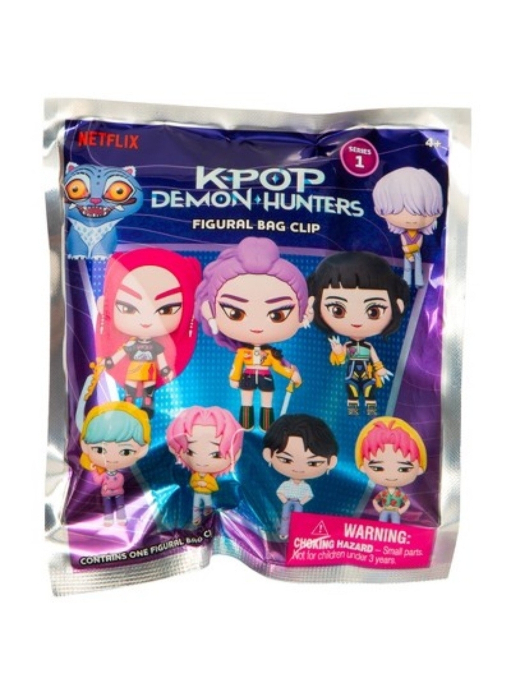 Netflix K-Pop Demon Hunters Blind Bag Figural Bag Clip- Baby Saja